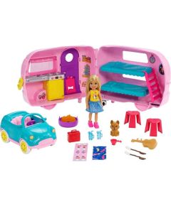 Mattel Lalka Barbie Barbie Chelsea Przyczepa Kempingowa + lalka (FXG90)