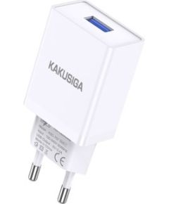 KAKUSIGA KSC-757 lādētājs USB | 2,4A, balts