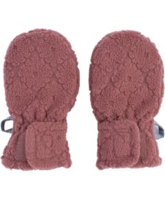 Lodger Mittens Folklore Fleece bērnu cimdiņi, Rosewood, 0-12m - MTF 625_0-12