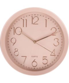 Wall clock HOLLY D30cm, pink