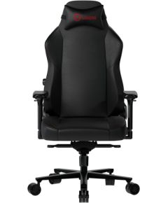 LORGAR Embrace 533, Gaming chair, PU eco-leather, 1.8 mm metal frame, multiblock mechanism, 4D armrests, 5 Star aluminium base, Class-4 gas lift, 75mm PU casters, Black