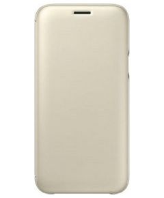 Samsung   Galaxy J5 2017 Gold Flip Wallet EF-WJ530CFE