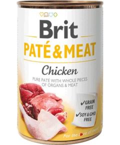 BRIT Paté & Meat with Chicken - wet dog food - 400g