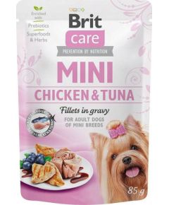 BRIT Care Mini Chicken&Tuna - Wet dog food - 85 g