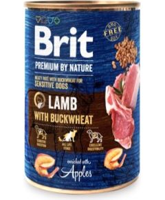 BRIT Premium by Nature Lamb with Buckwheat - Wet dog food - 400 g