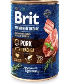 BRIT Premium by Nature Pork with Trachea - Wet dog food - 400 g