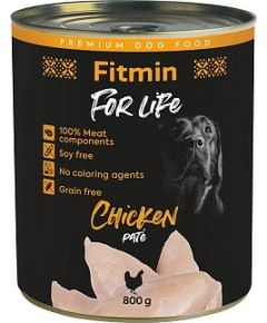 FITMIN for Life Chicken Pate - Wet dog food - 800 g