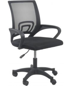 Top E Shop Topeshop FOTEL MORIS CZERŃ office/computer chair Padded seat Mesh backrest