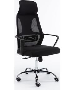 Top E Shop Topeshop FOTEL NIGEL CZERŃ office/computer chair Padded seat Mesh backrest