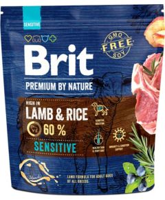 BRIT Premium by Nature Sensitive Lamb&Rice - dry dog food - 1 kg