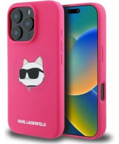 Karl Lagerfeld KLHMP16XSCHPPLF Aizmugurējais Apvalks Priekš Apple iPhone 16 Pro Max