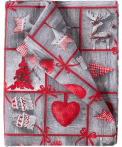 Table mat WINTER FLOWERS 136x220cm, hearts