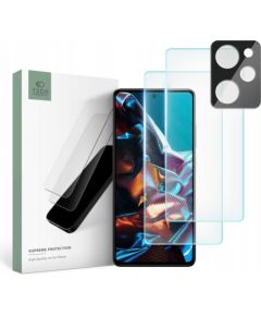 Tech-Protect   Tech-Protect Supreme Set for Xiaomi Poco X5 Pro 5G 2x Tempered Glass for Display / Tempered Glass for Camera