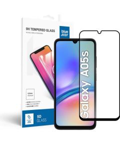 Bluestar Blue Star 5D aizsargstikls pilnam ekrānam Samsung A057 Galaxy A05S melns