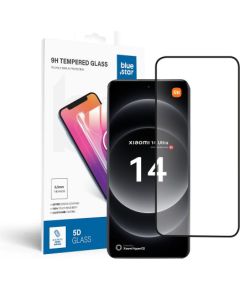 Bluestar Blue Star 5D защитное стекло для экрана Xiaomi 14 Ultra черное