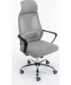 Top E Shop Topeshop FOTEL NIGEL SZARY office/computer chair Padded seat Mesh backrest