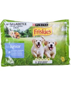 Purina FRISKIES Junior Chicken with Peas - wet dog food - 4x100g