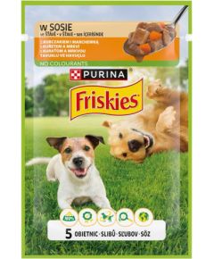 PURINA Friskies Chicken with carrot in sauce - wet dog food - 85g