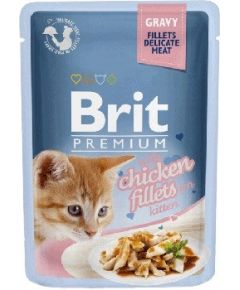 BRIT Premium with Chicken Fillets - wet cat food - 85g