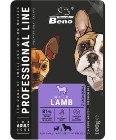 Super Benek SUPER BENO Adult Small and medium Lamb - wet dog food - 100 g