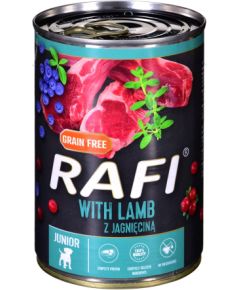 Dolina Noteci Rafi Junior with lamb, cranberry and blueberry - Wet dog food 400 g