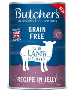 BUTCHER'S Original Recipe in Jelly lamb - wet dog food - 400g