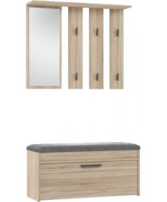 Top E Shop PARMA closet 100x35x180 cm, oak sonoma