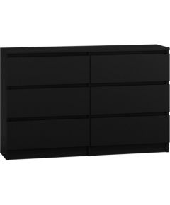 Top E Shop Topeshop M6 120 CZERŃ chest of drawers