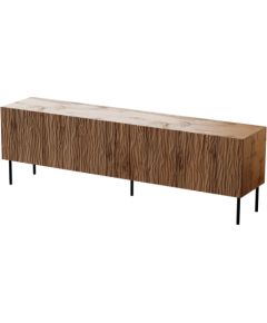 Cama Meble RTV JUNGLE cabinet 190x40.5x59.5 oak wotan + black legs