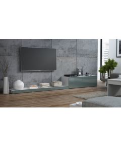 Cama Meble Cama TV stand LIFE 300/42/35 white/grey gloss