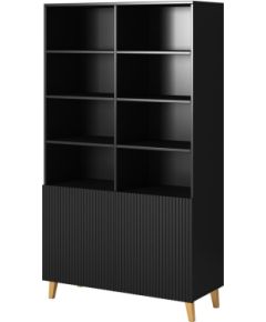 Cama Meble PAFOS bookcase 100x40x176.5 cm matte black