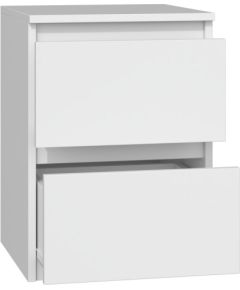 Top E Shop Topeshop M2 BIEL nightstand/bedside table 2 drawer(s) White