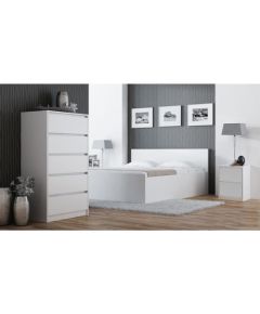 Top E Shop Topeshop K2 BIEL nightstand/bedside table 2 drawer(s) White