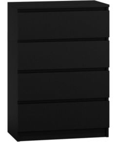 Top E Shop Topeshop M4 CZERŃ chest of drawers