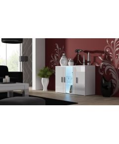 Cama Meble Cama sideboard 120 cm SOHO S7 white/white gloss