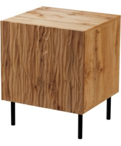 Cama Meble Bedside table 2 pcs. JUNGLE 53.5x40.5x44 oak wotant + black legs