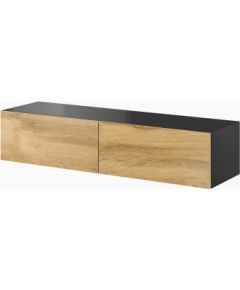 Cama Meble Cama TV stand VIGO 140 30/140/40 black/wotan oak