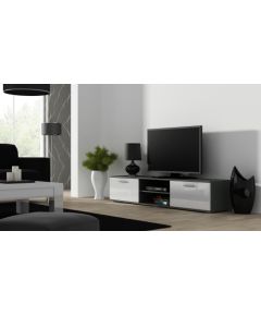 Cama Meble Cama TV stand SOHO 180 grey/white gloss