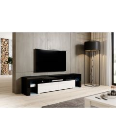 Cama Meble Cama TV stand TORO 200 black/white gloss