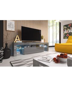 Cama Meble Cama TV stand TORO 158 grey/grey gloss