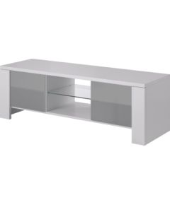 Cama Meble Cama TV stand WEST 42/130/42 white/grey gloss