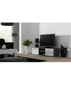 Cama Meble Cama TV stand SOHO 140 grey/white gloss