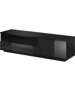 Cama Meble Cama TV cabinet MUZA 138/40/41 black/black gloss