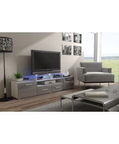 Cama Meble Cama TV stand EVORA 200 white/grey gloss