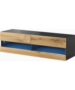 Cama Meble Cama TV stand VIGO NEW 30/140/40 black/wotan oak