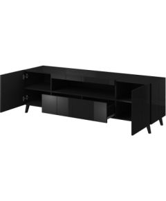 Cama Meble Cama TV stand REJA black gloss/black gloss