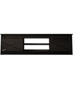 Cama Meble RTV GRANERO 200x56.7x35 black/black gloss cabinet