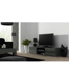 Cama Meble Cama TV stand SOHO 180 grey/grey gloss