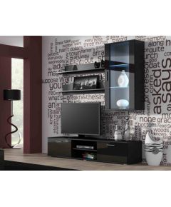 Cama Meble Cama TV stand SOHO 180 black/black gloss