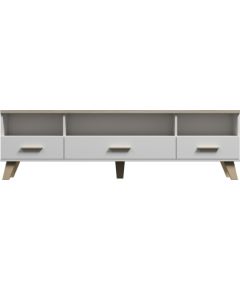 Cama Meble Cama RTV stand LOTTA 180cm white + sonoma oak